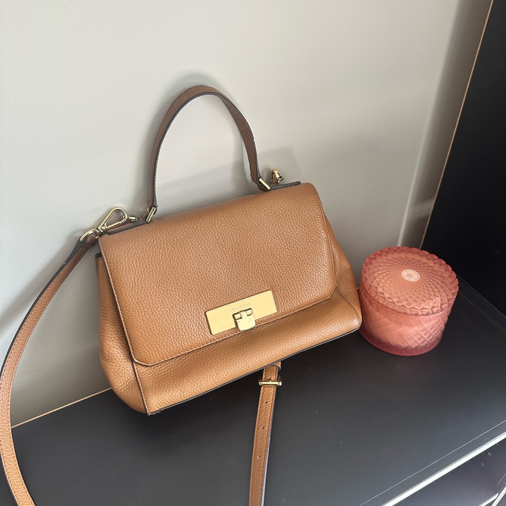 Michael Kors Tan Leather Satchel